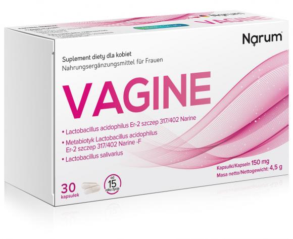 Narum Vagine Probiotyk dla kobiet na problemy intymne 30 kaps. 150 mg