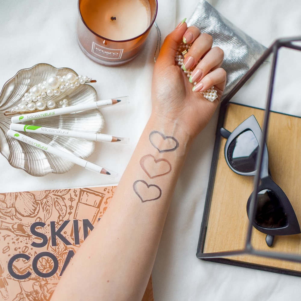 Felicea Naturalna kredka do oczu 62 Ciemny brąz - obrazek 2