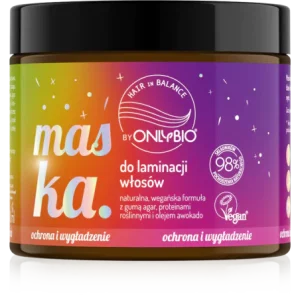 Hair in Balance by ONLYBIO Maska do laminacji włosów 200ml