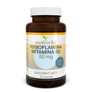 Medverita Ryboflawina Witamina B2 50 mg 90 kaps.