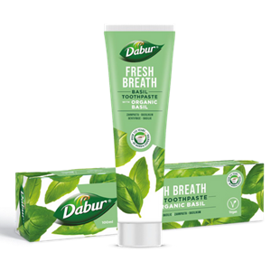 Dabur  Pasta do zębów  Świeży oddech z bazylią  100 ml