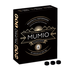 Mumio oczyczczone tabletki 200mg, 60tabl