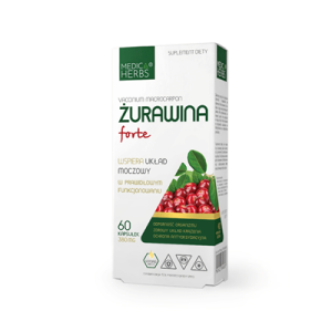 MEDICA HERBS    Żurawina forte   380mg,   60 kaps.