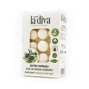 La Diva  Mydło oliwkowe do masażu ciała  120 g