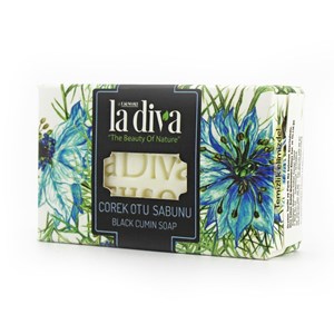 La Diva Mydło w kostce CZARNUSZKA  120g