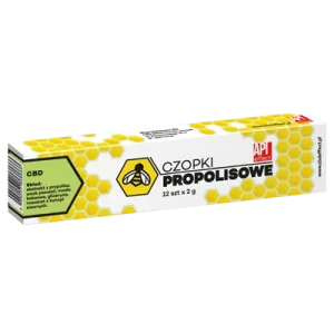 Naturalne czopki propolisowe z  CBD   12 szt  x 2g