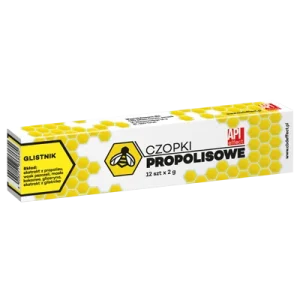 Naturalne   Czopki propolisowe z glistnikiem   12 szt x 2g