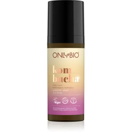 ONLYBIO Kombucha Lekki krem do twarzy nawilżająco-matujący 50 ml - obrazek 2