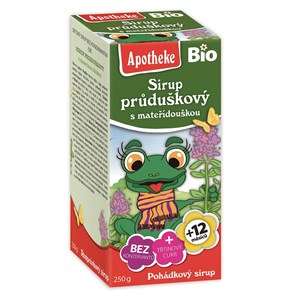 Apotheke  Syrop dla dzieci  Z TYMIANKU I DZIKIEJ RÓŻY od 1 roku życia  BIO 250 g