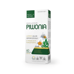 MEDICA HERBS     Piwonia   600mg, 60 kaps.