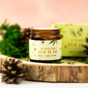 Hemp King    Ultraodżywczy konopny krem do rąk z CBD o zapachu trawy cytrynowej 50 g