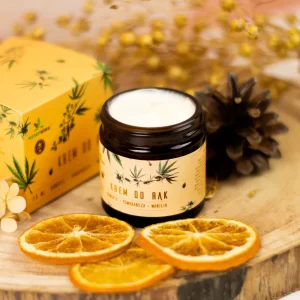 Hemp King    Konopny krem do rąk z CBD o zapachu wanilii i pomarańczy  50 ml