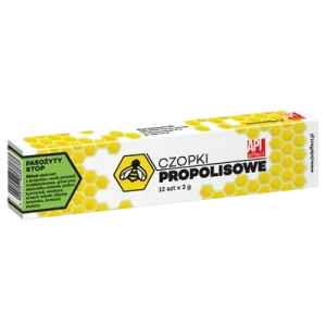 Czopki propolisowe   Pasożyty STOP   12szt x 2g