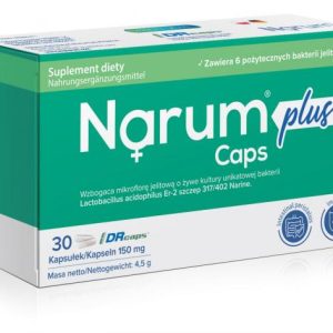 Narum  Plus   Wsparcie  prawidłowej  perystaltyki jelit   30 kaps.
