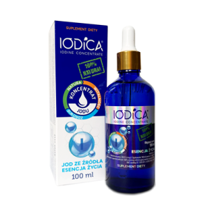 IODICA   Naturalny koncentrat jodu   100ml   butelka szklana + pipeta