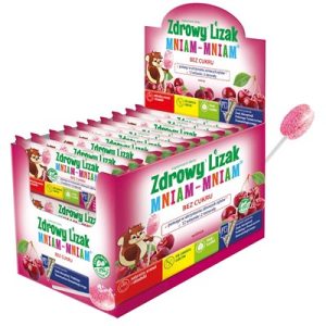 Zdrowy lizak   MUSUJĄCA WIŚNIA   Mniam-Mniam