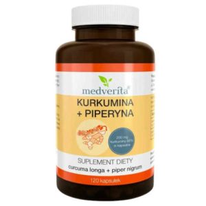 MEDVERITA   Kurkumina + Piperyna    120  kaps