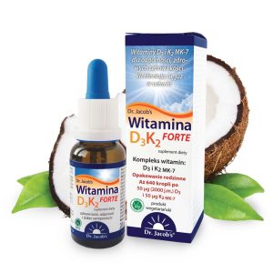 Dr Jacobs   Witamina   D3 K2 FORTE    krople  20 ml