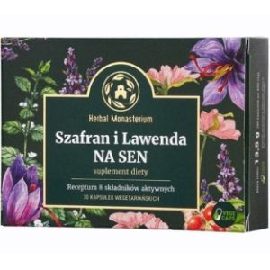 Herbal Pharmaceuticals Szafran i Lawenda na Sen 30 kaps.