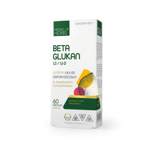 MEDICA HERBS   Beta Glukan 1,3/1,6D 320mg   60 kaps.
