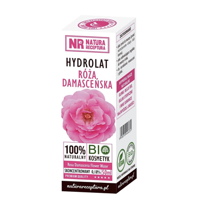 NATURA RECEPTURA Hydrolat z róży damasceńskiej BIO 50ml
