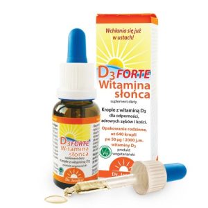 Dr Jacobs   Witamina słońca D3 FORTE  krople  20 ml