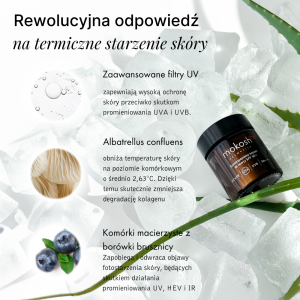 Mokosh   Szerokopasmowy krem  booster do twarzy  SPF 50+ HEV/IR | UVA | UVB | PA ++++ 30ml