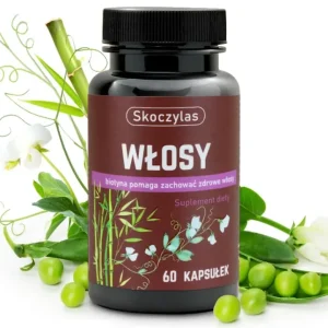 Skoczylas   Włosy   Suplement diety wspierający wzrost włosów  60 kaps.     03.26