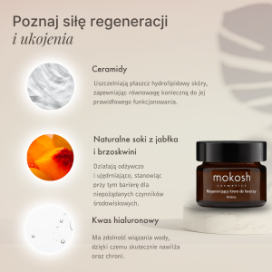 MOKOSH  Regenerujący  Krem do twarzy Anti-pollution   Malina  15 ml
