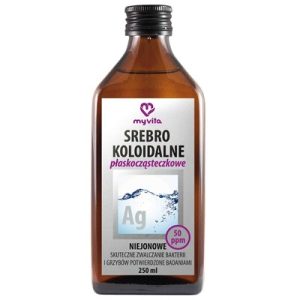 MyVita Srebro koloidalne płaskocząsteczkowe niejonowe 50ppm 250ml