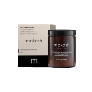 MOKOSH Odżywka/maska do włosów cienkich, przetłuszczających się i pozbawionych objętości – Figa Włosy Niskoporowate 180ml