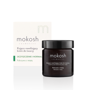 MOKOSH   Kojąco-nawilżający krem do twarzy  Pokrzywa z miętą 60 ml      12.25