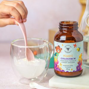 Pasieki Sadowskich   Colostrum z mleczkiem pszczelim, cynkiem i bananem  Miodziś   61 g