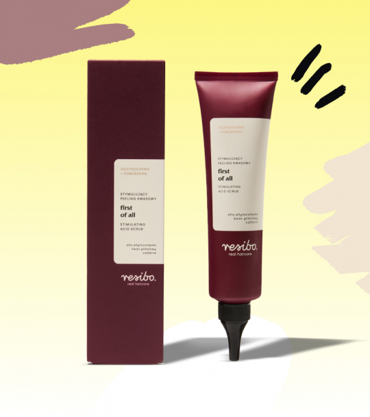 Resibo First of All Stymulujący peeling kwasowy do skóry głowy 100 ml