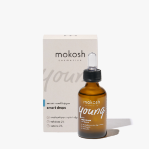 Mokosh  Young | Krok 3 | Serum nawilżające smart drops 30ml