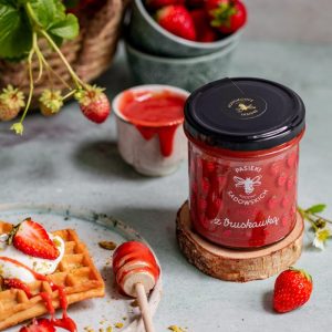 Pasieki Sadowskich    Miód z truskawką  430 g