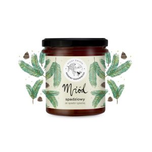 Pasieki Sadowskich    Miód spadziowy ze spadzi iglastej   430 g