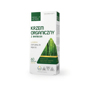 MEDICA HERBS   Krzem organiczny z bambusa   350mg, 60 kaps
