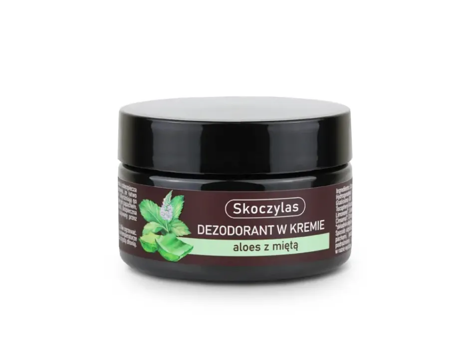 Skoczylas Dezodorant w kremie Aloes z miętą (bez soli aluminium) - 60 ml - Image 2