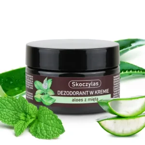 Skoczylas  Dezodorant w kremie Aloes z miętą  (bez soli aluminium) – 60 ml
