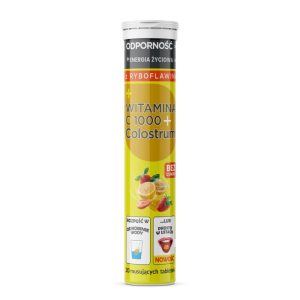 Colostrum Polska Witamina C 1000 z Colostrum 20 pastylek