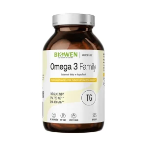 Biowen Omega 3 Family TG 720 mg EPA, 480 mg DHA 225 kapsułek