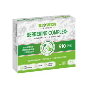 Biowen    Berberyna  Complex+ 510 mg  15 kapsułek