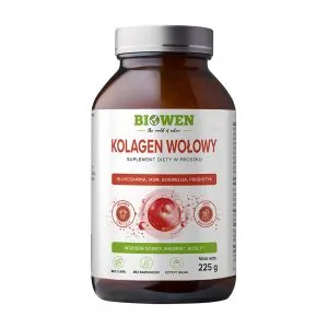 Biowen   Kolagen wołowy typu I, II, III    proszek 225 g