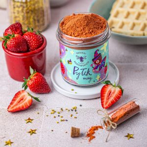 Pasieki  Sadowskich     Pyłek mocy – pyłek pszczeli z truskawką liofilizowaną  200 g      01.26