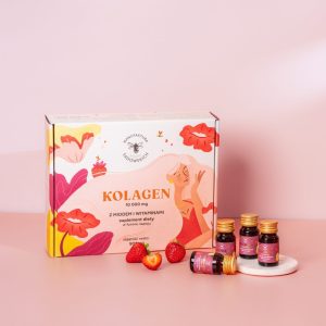 Pasieki Sadowskich    Kolagen Premium rybi  z miodem i  witaminami   10 000 mg  30szt opak .