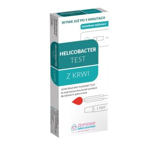 Domowe Laboratorium   Test diagnostyczny z krwi  na obecność Helicobacter   1 szt.