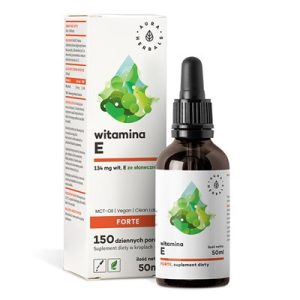 Aura Herbals   Witamina E Forte (200 IU) na oleju MCT – krople 50ml