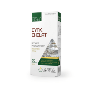 MEDICA HERBS   Cynk Chelat  15mg   60 kaps.