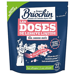 Briochin  Uniwersalne kapsułki do prania na bazie szarego mydła o zapachu kwiatowym  22 szt.